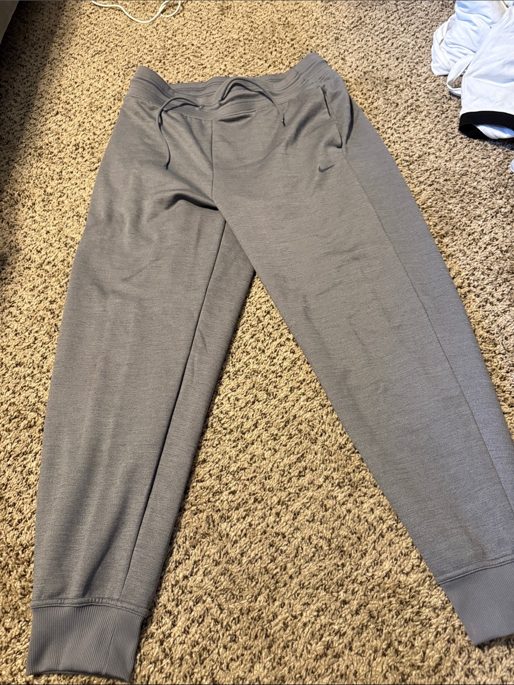 Nike Light Gray Therma-Fit Fleece Joggers